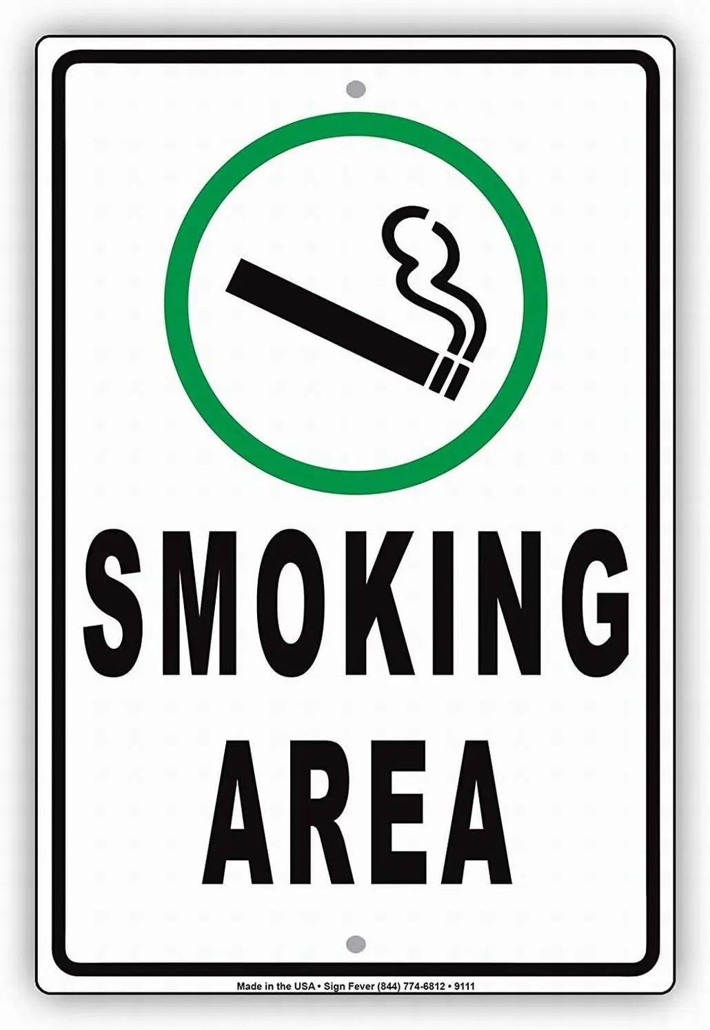 Vaping Store - 안전 표지판: 이 구역에서는 흡연 및